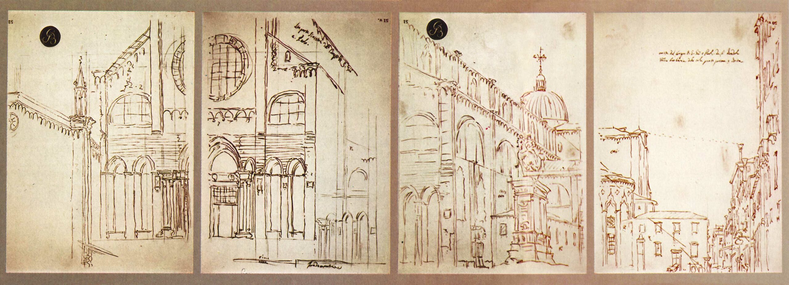 Canaletto, 4 fogli