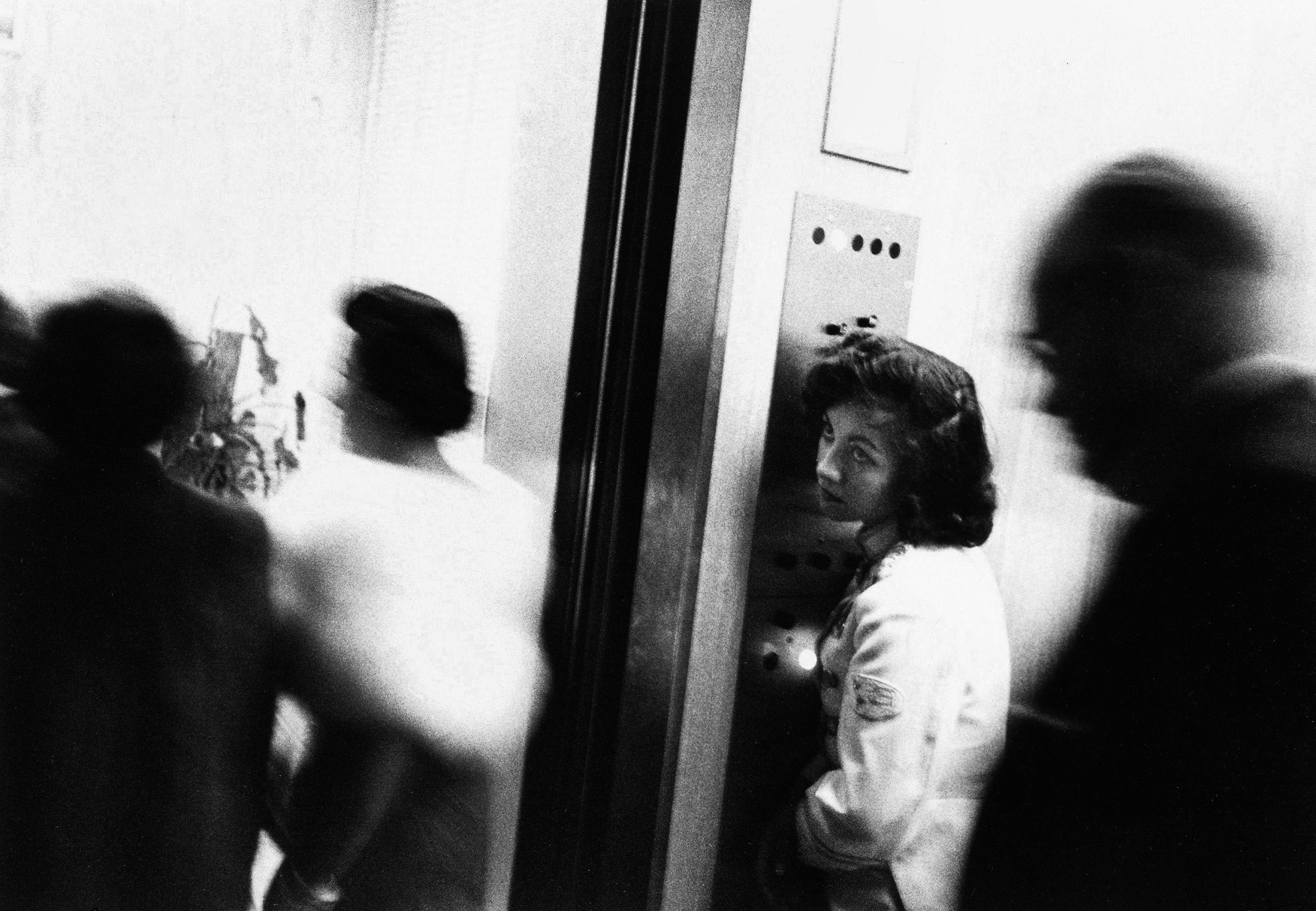 Elevator Girl, Miami Beach 1955 - Robert Frank, The Americans