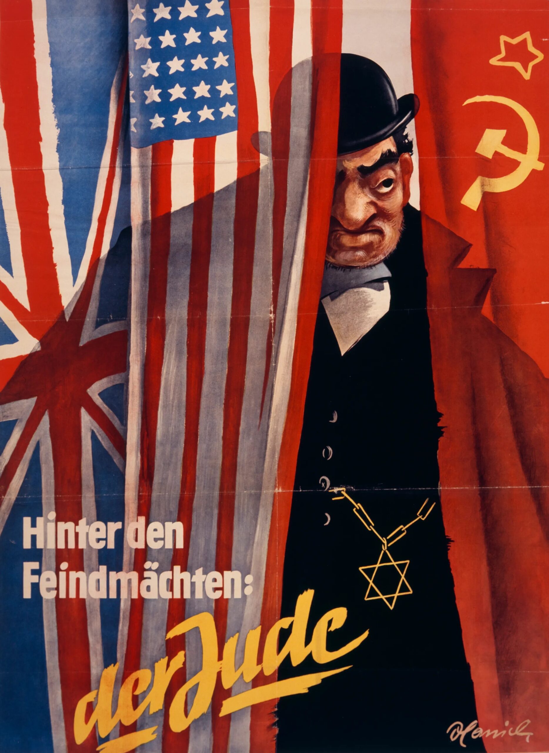 “Dietro i poteri nemici: l’ebreo”, 1945