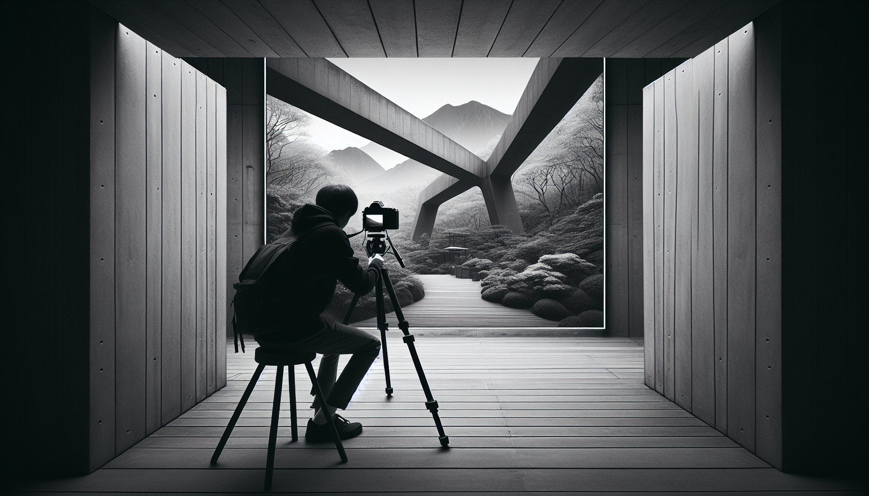 fotografo cattura la forma del tempo