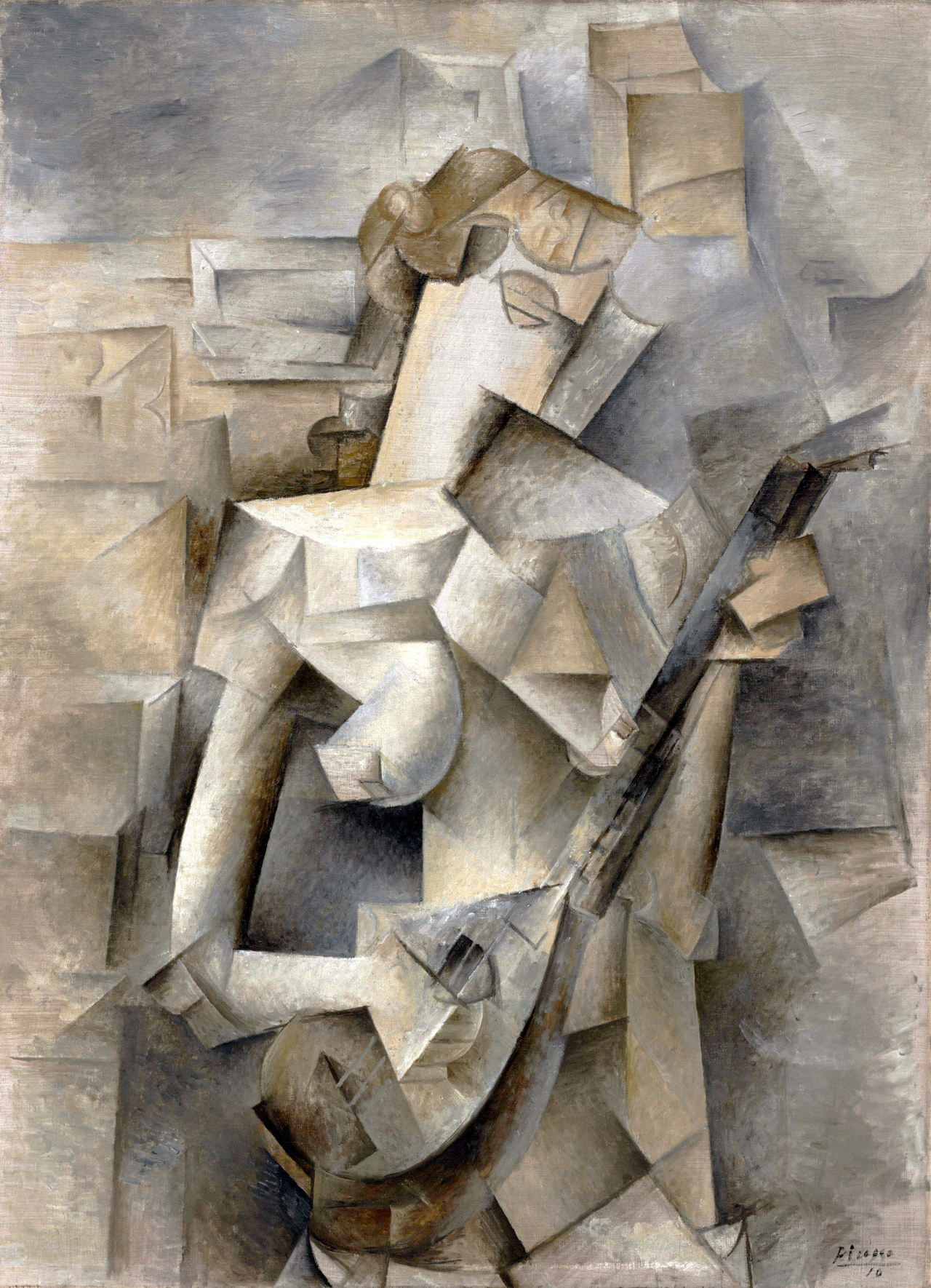 Pablo Picasso - Ragazza con mandolino, 1910